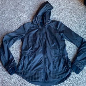 lululemon athletica Black Hooded Lightweight Jacket